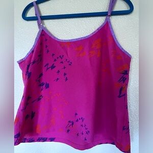 Kealopiko All Aloha tank Lg pink